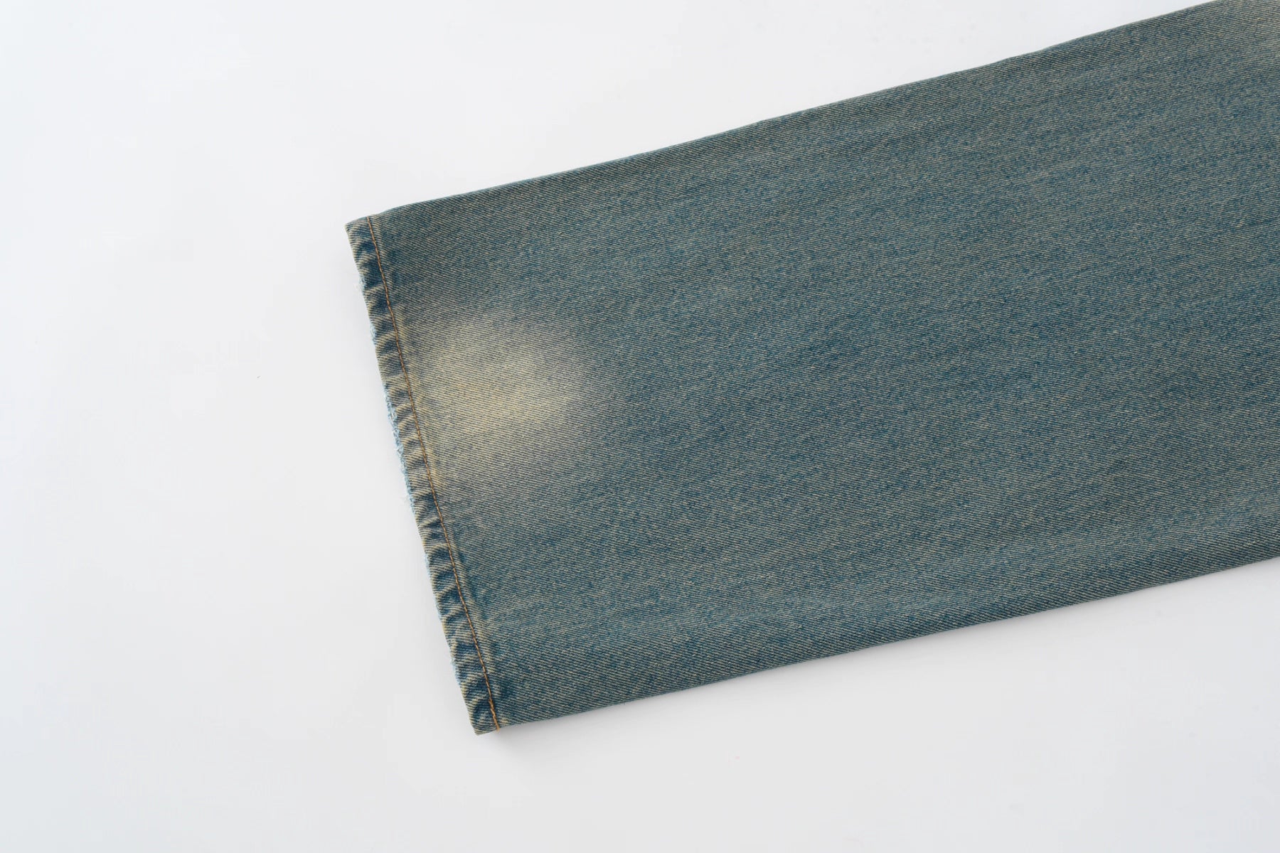 ERD Mud-Dyed Slashed Baggy Jeans