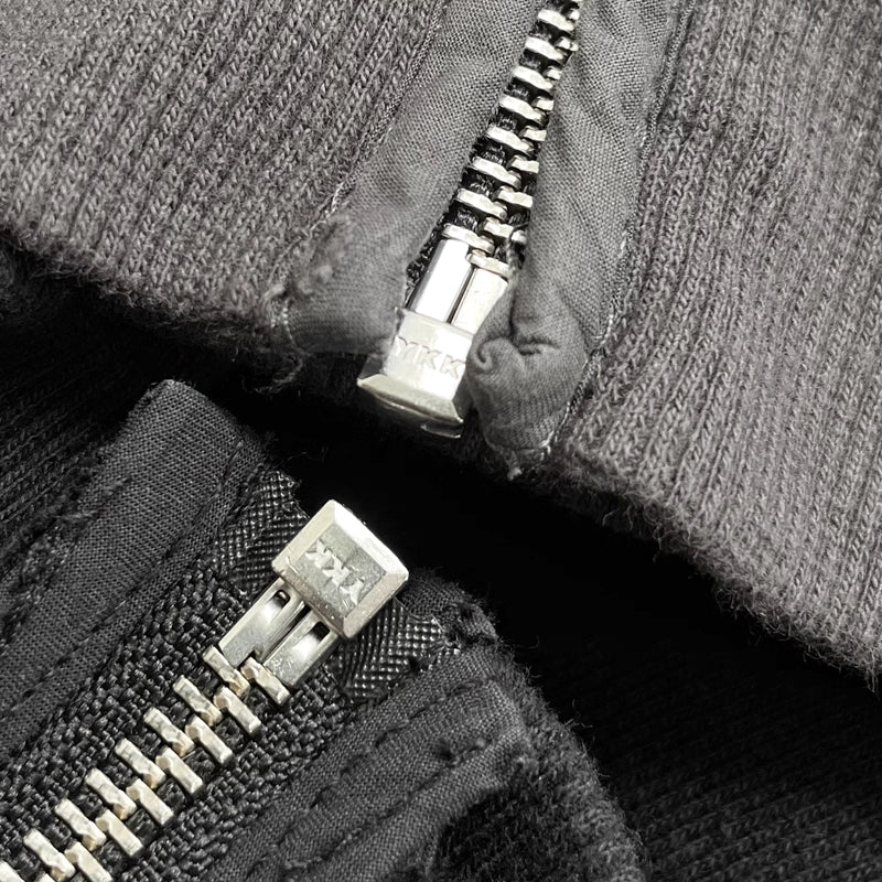 FAR ARCHIVE Vibe High-Street Masked Zip Washed Distressed Hoodie