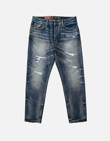 Mid-Blue Vintage Taper jeans