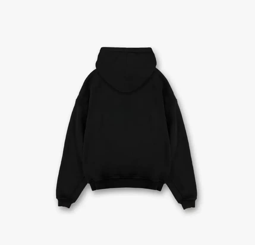 Hoodie Oversized  Heavy Black